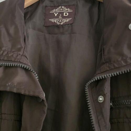 V & D jacket brown women's like new, size XL