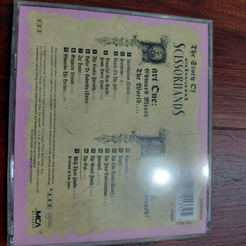 Edward Scissorhands OST CD original edition