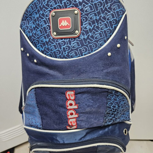 Kappa sports backpack like new, blue, multiple compartments