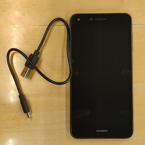 Huawei Y5II CUN-L01 used, black, with memory card slot
