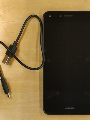 Huawei Y5II CUN-L01 used, black, with memory card slot