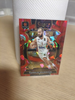Vassilis Spanoulis Red Card Concourse Euroleague Select 2025-26 new