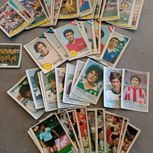 Ntogiakos football stickers used, pack of 44
