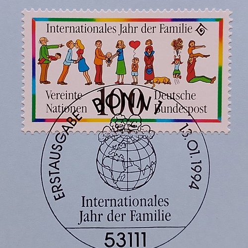 German stamps 1994 first day cover mint condition, sealed block