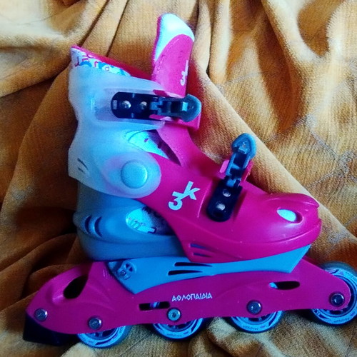 Skates like new, size 34-37, pink, Athlopaidia brand
