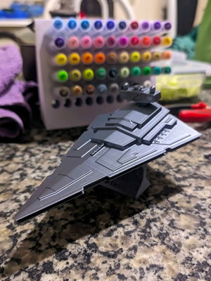 Star Wars Imperial Star Destroyer Premium tabletop model with base