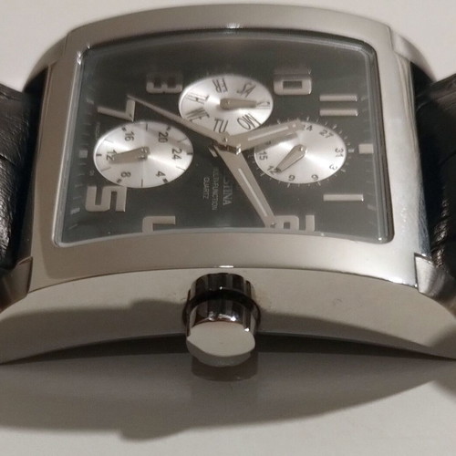 Festina F16235 men's watch like new, black and silver