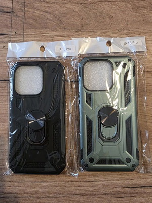 Armor cases for iPhone 15 Pro like new, set of 2