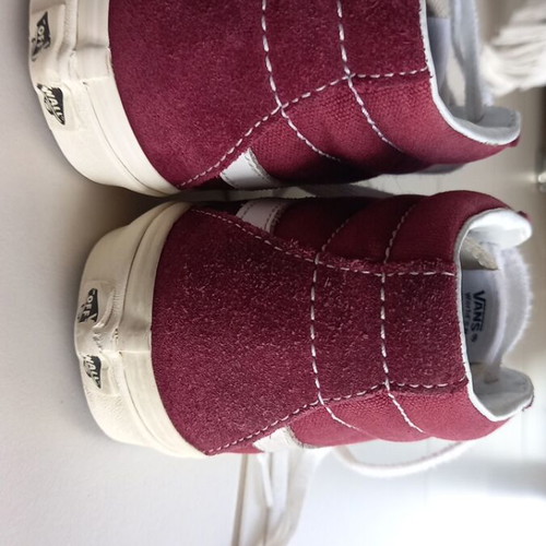 Vans Sk8-Mid Reissue sneakers like new, burgundy unisex