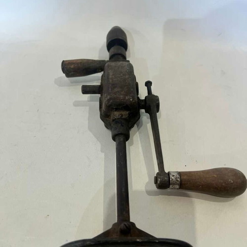 Vintage hand drill used, 1950-1970