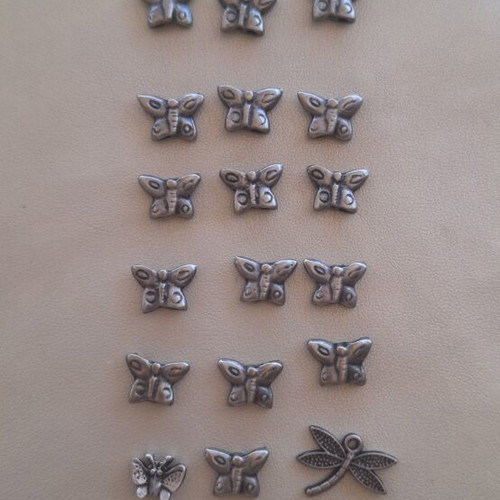 25 butterfly and dragonfly charms for crafts
