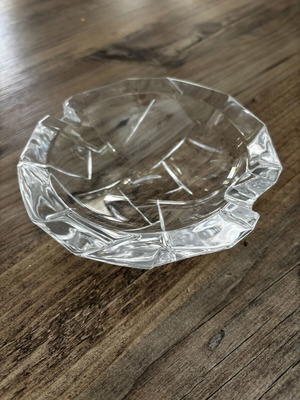 Crystal ashtray, decorative