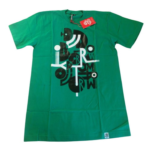 Pimpalicious Living Unisex T-shirt Medium New Green and Black