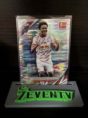 2024-25 Topps Chrome Bundesliga Assan Ouedraogo #58 Pulsar Refractor RC card