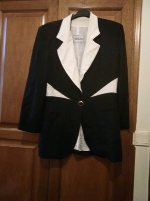 Sfarzo jacket used black and white size 48
