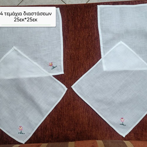 White napkins, set of 10