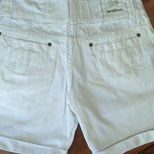 Admiral cotton shorts like new, size S 36 8, white