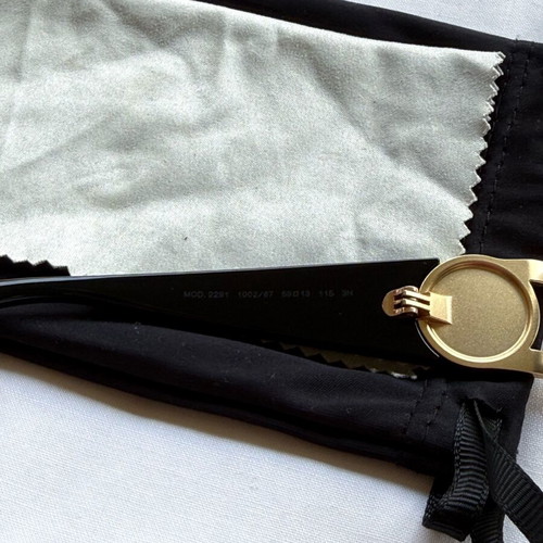 Versace VE2291 Sunglasses Black/Gold luxury edition like new