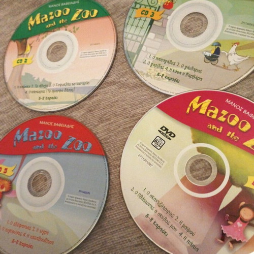 Mazoo and the Zoo kids CD and DVD like new, 6 CDs & 1 DVD
