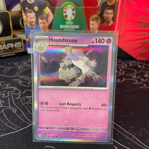 Pokemon TCG Scarlet & Violet Base Set Houndstone holo rare καινούργιο