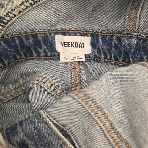 Weekday Scottsdale denim maxi dress like new, size S