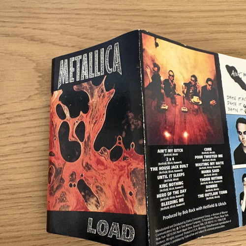 Metallica Load cassette tape, metal