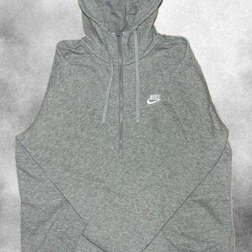 Nike zip-up hoodie in grey, like new, size L