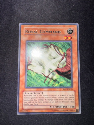 YuGiOh! Nimble Momonga misprint μεταχειρισμένο, συλλογή DB1