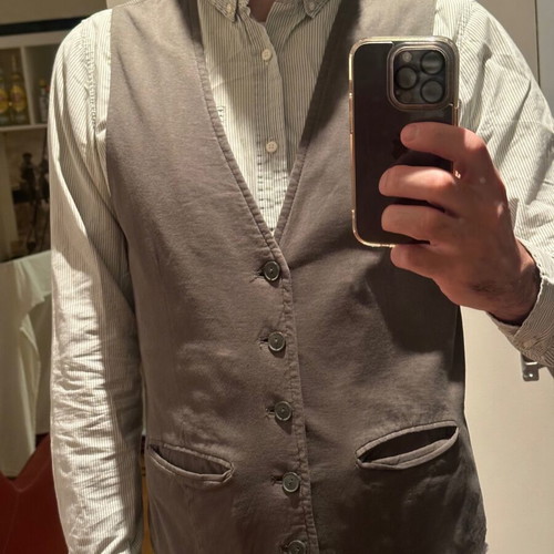 Bershka vest khaki like new, size L