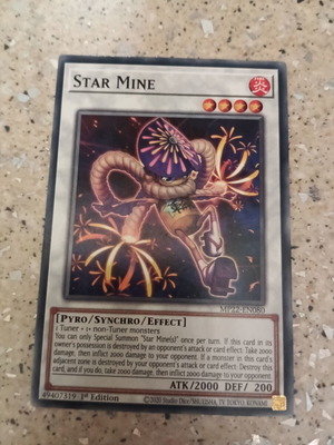 Yu-Gi-Oh! Star Mine 1st Edition κάρτα Synchro τέρατος