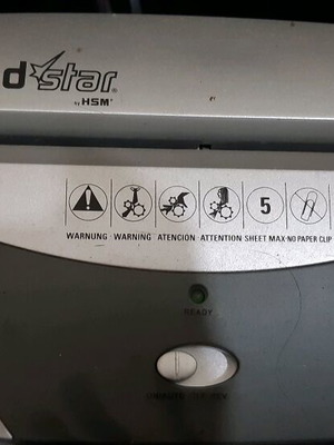 Document shredder used