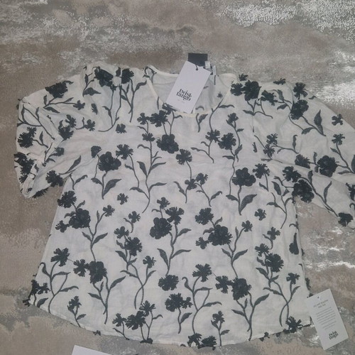 Twist and Tango set new, blouse S, skirt M black and white