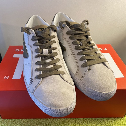 Diesel Leroji size 43 like new, white and green