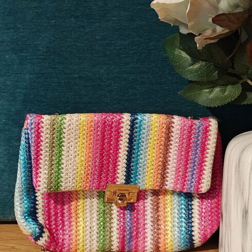 Shoulder bag multicolored new