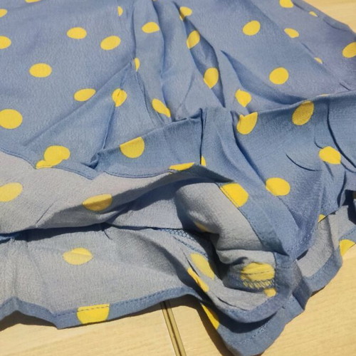 Mango Polka Dot playsuit with puff sleeves and pockets, new