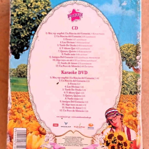 CD&DVD Karaoke Patty like new, The Most Beautiful Story