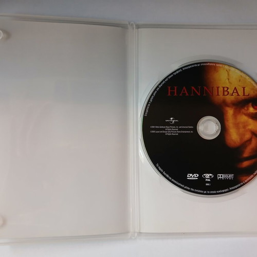 Hannibal DVD used, 2001 thriller with Anthony Hopkins