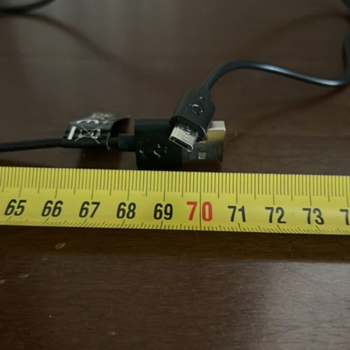 USB cable male to micro USB male 60cm like new
