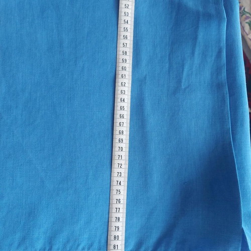 Linen midi skirt blue like new, size S