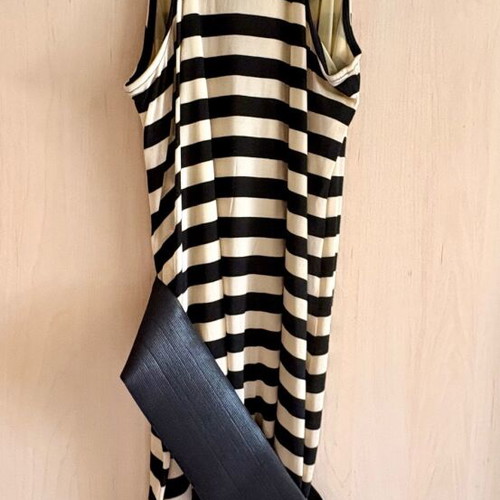 Miss Sixty striped black and white dress used, size M