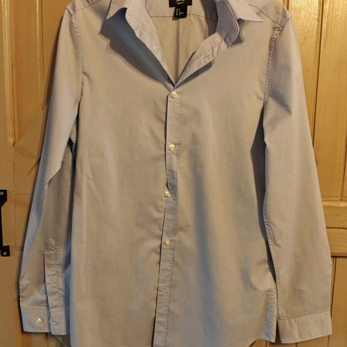 H&M Slim Fit Shirt Blue Like New Size S