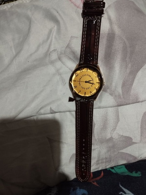 Dolce cabana ρολόι ανδρικό μεταχειρισμένο, καφέ, με λουρί προς αλλαγή