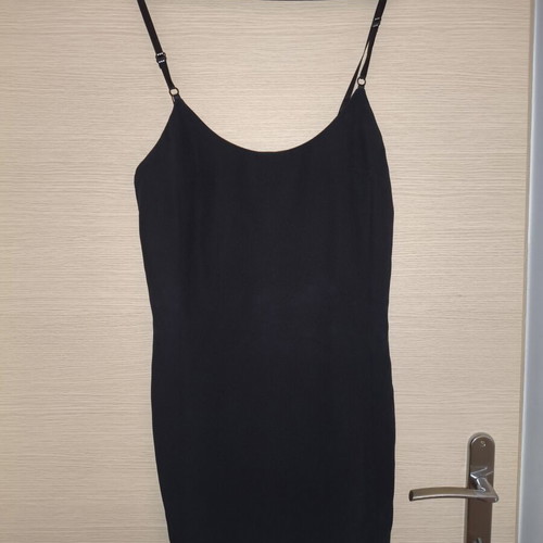 Anna Riska black cocktail dress with lace, like new