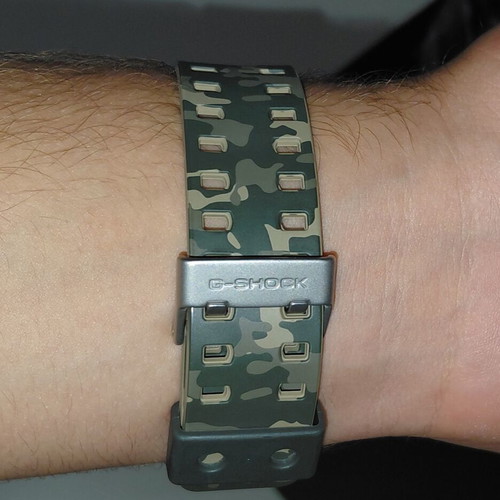 Casio G Shock GA-1000-5AER watch, green camo