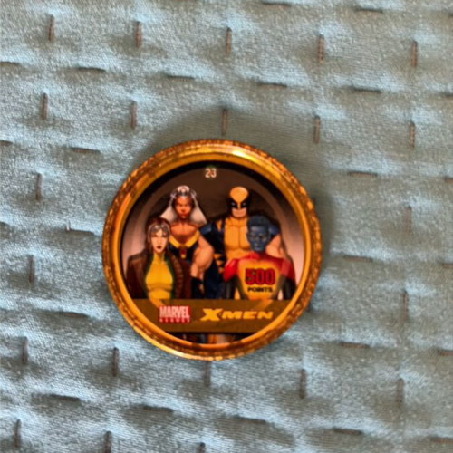 Marvel X-Men collectible tag used