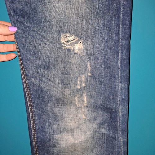 M. Sara modern mid-rise jeans like new, size 38 blue