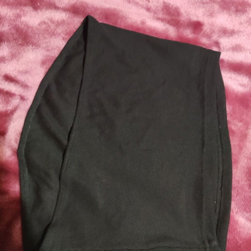 Strapless top black size small new