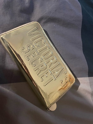 Victoria's Secret wallet-bag used, gold