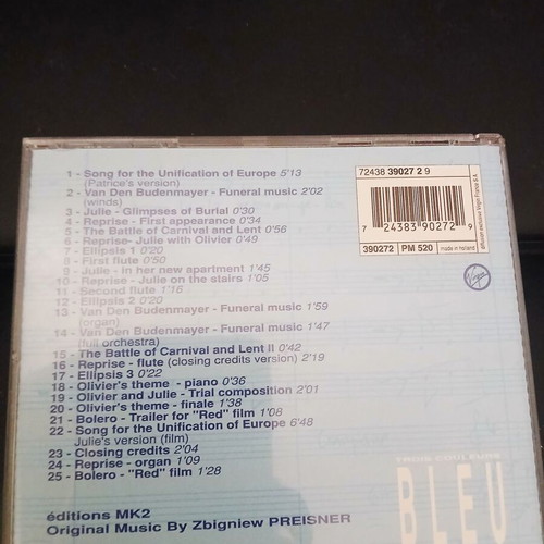 Juliette Binoche Trois Couleurs Bleu CD used, soundtrack