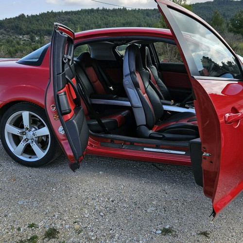 Mazda RX-8 2005 used, red coupe, manual transmission